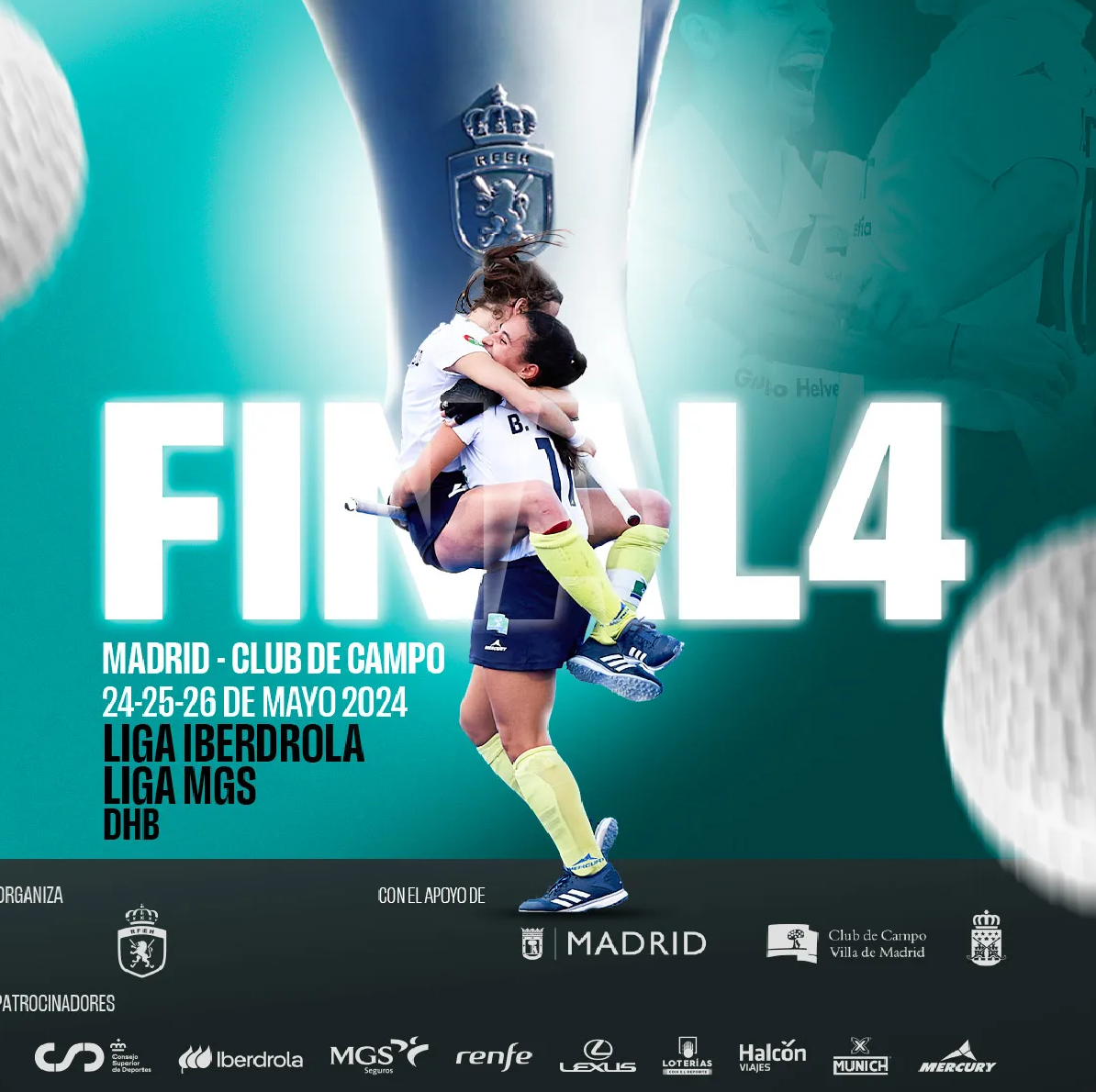 La Final Four de hockey sobre hierba vuelve al Club de Campo Villa de